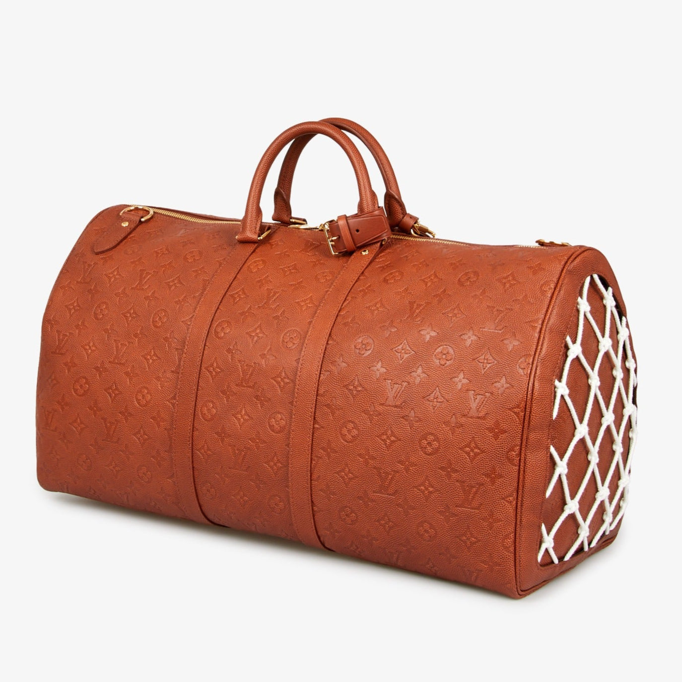 Louis Vuitton Keepall Bandoulière 55  Duffle Bag - Brown