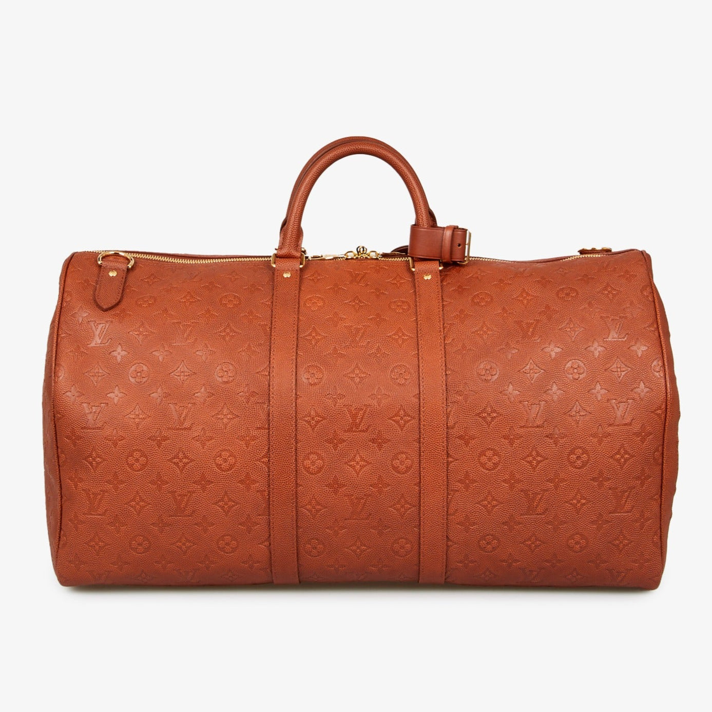 Louis Vuitton Keepall Bandoulière 55  Duffle Bag - Brown