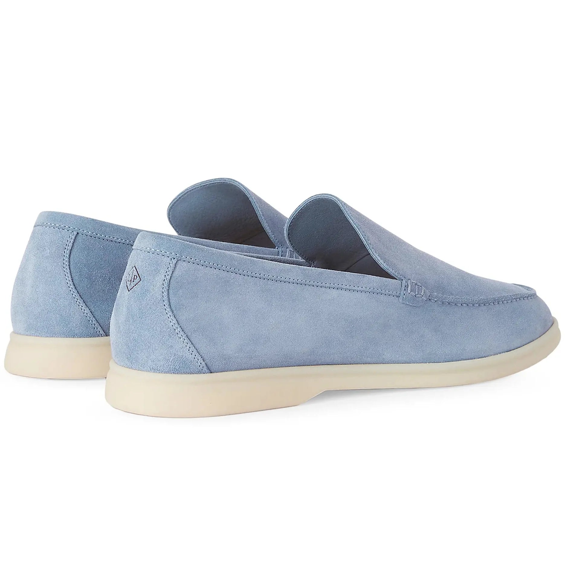 Loro Piana Summer Walk Suede Loafers - Blue (137)