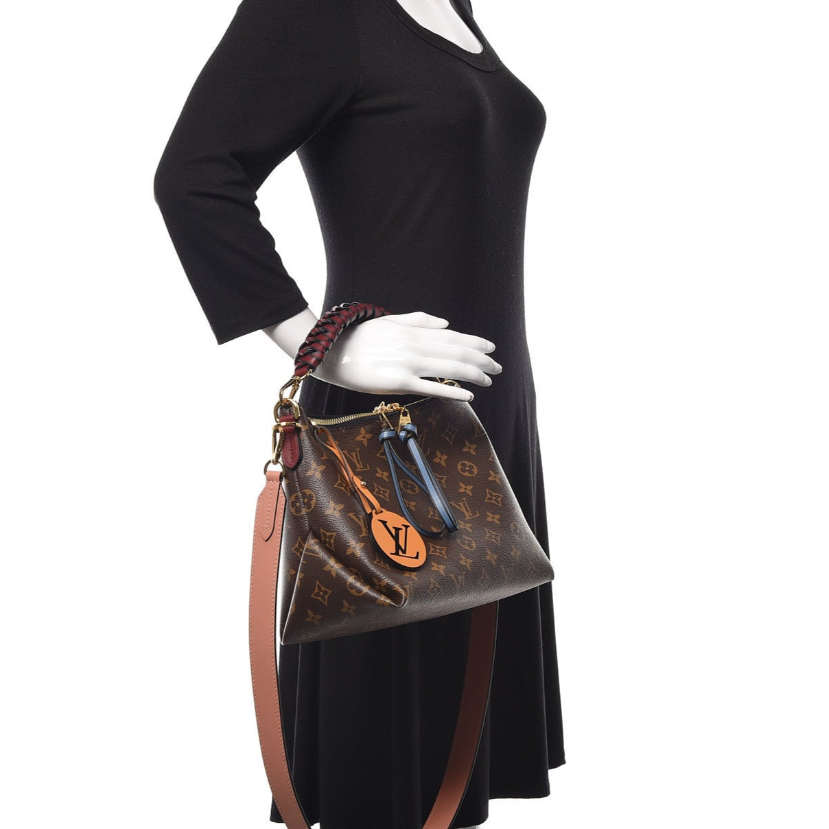 Louis Vuitton Monogram Canvas Hobo Beaubourg Mini Bag - Brown