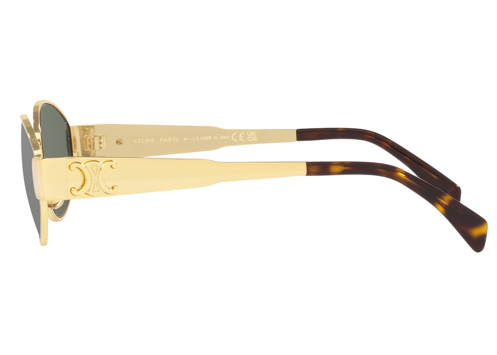 Celine CL40235 30N Triomphe Metal Gold Sunglasses