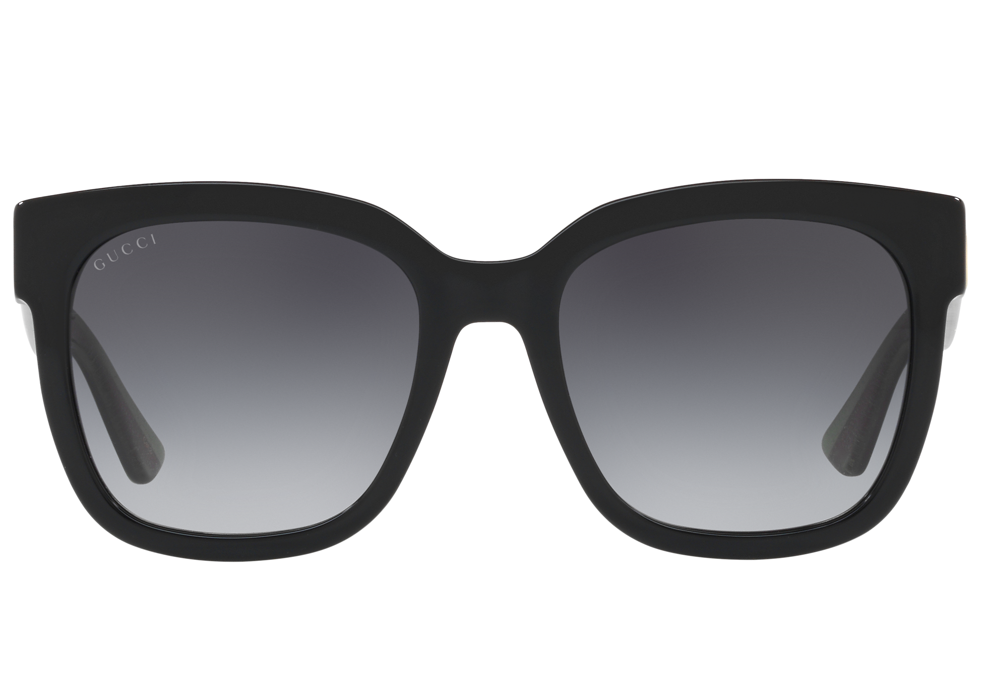 Gucci GG0034S Rectangular Frame Black Sunglasses