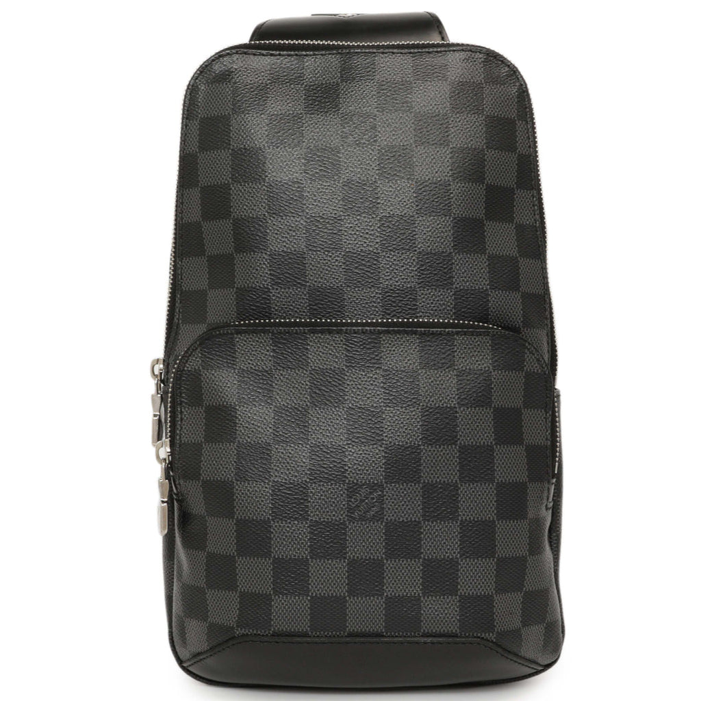Louis Vuitton Damier Graphite Avenue Slingbag Crossbody - Black