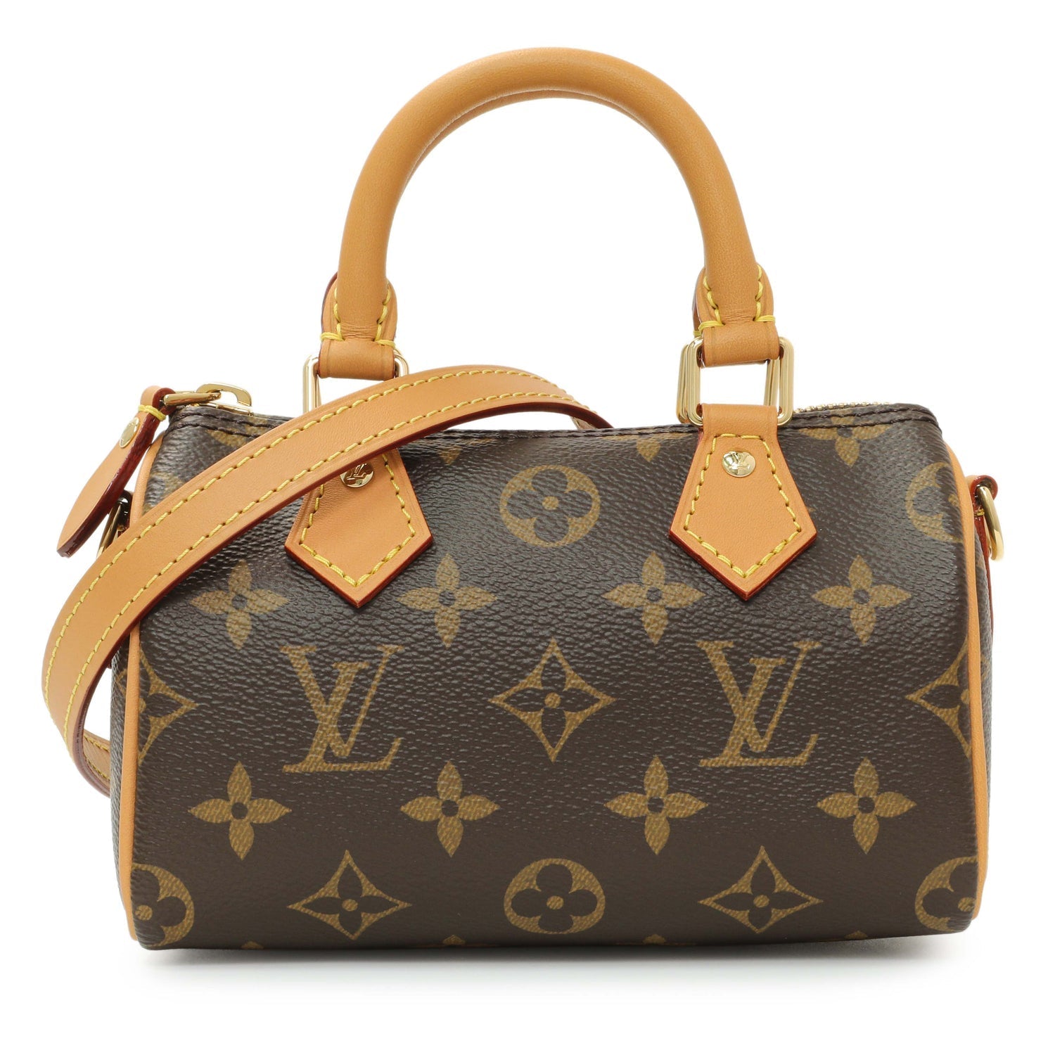 Louis Vuitton Nano Speedy Handbag - Chocolate Brown