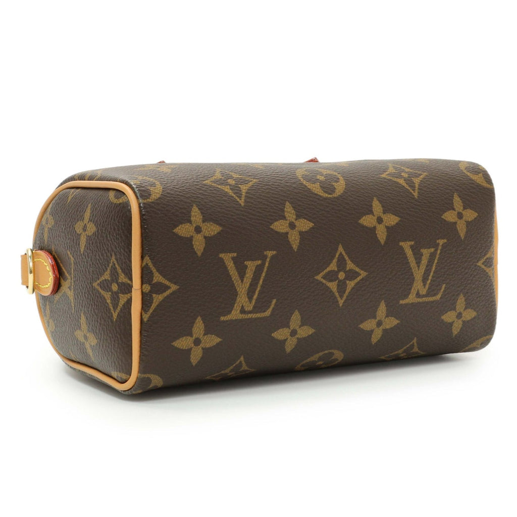 Louis Vuitton Nano Speedy Handbag - Chocolate Brown