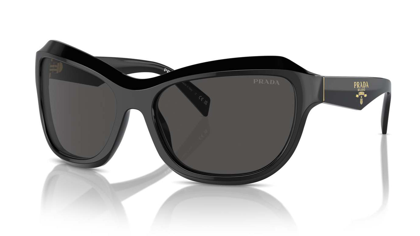 Prada PRA27-S Black Cats Eye Sunglasses