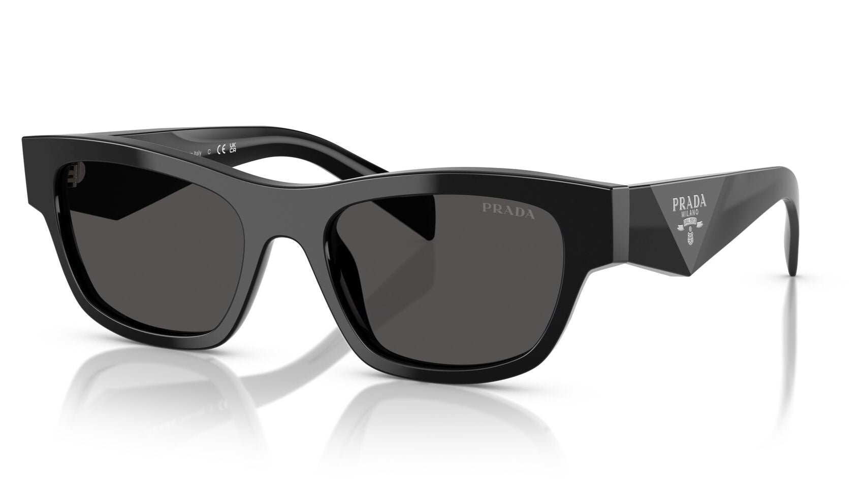Prada PRA01S 16K08Z Black Sunglasses