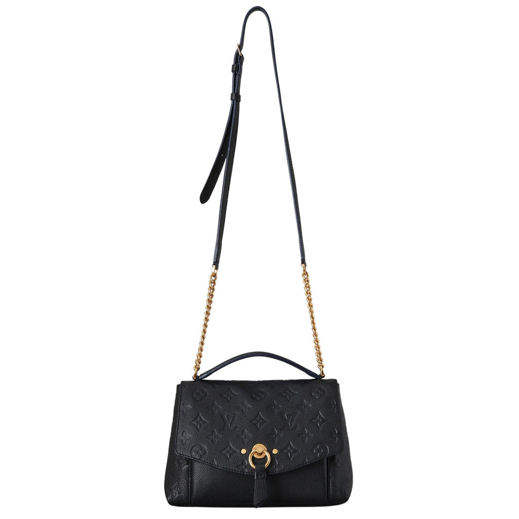 Louis Vuitton Monogram Empreinte Blanche BB Shoulder Bag - Black