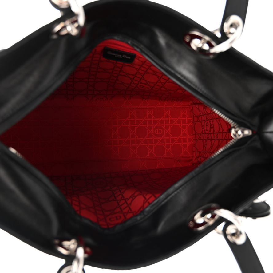 Dior Large Lady Dior Bag - Black
