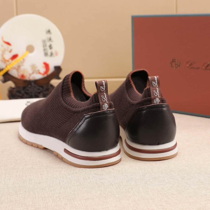Loro Piana 360 LP Flexy Walk Wish® Wool Sneakers - Dark Claret (Q04V)