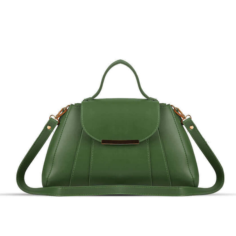 OPAL – Classic Carryall Shoulder Bag in Green