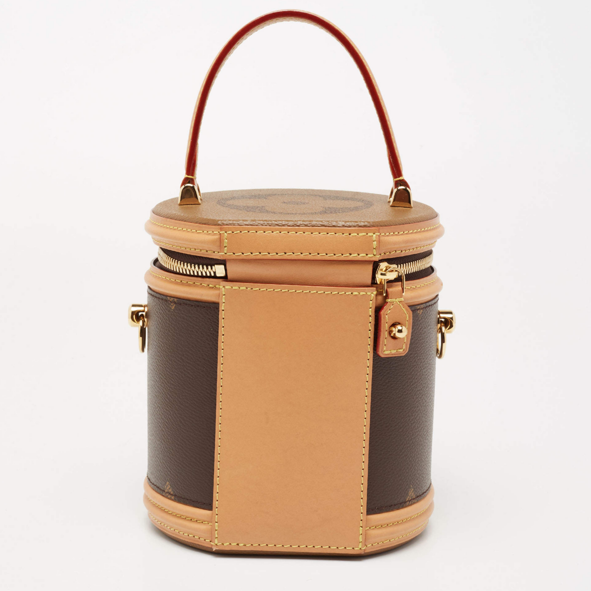 Louis Vuitton Monogram Giant Cannes Hand Bag - Brown