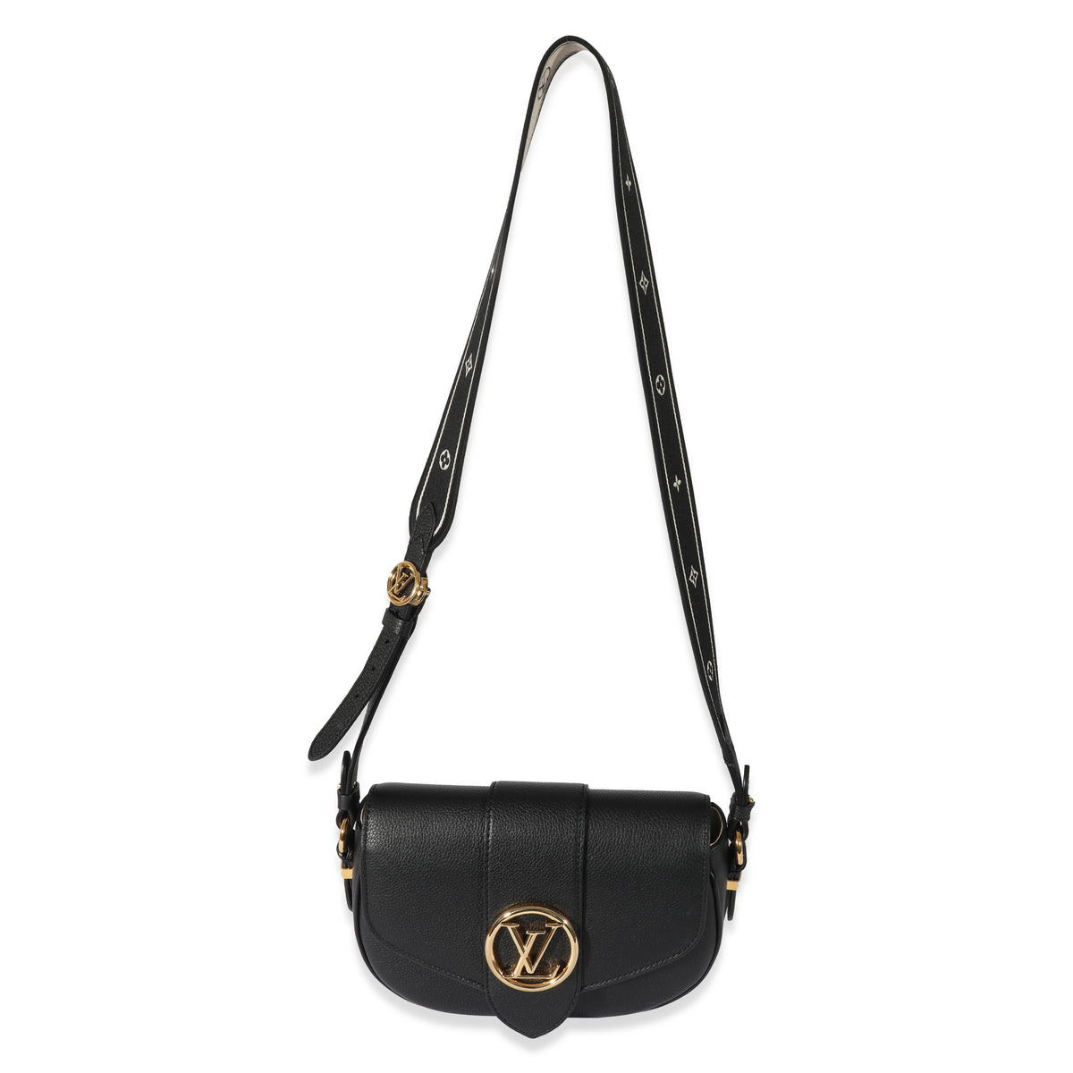 Louis Vuitton LV Pont 9 Soft MM Shoulder Bag - Black