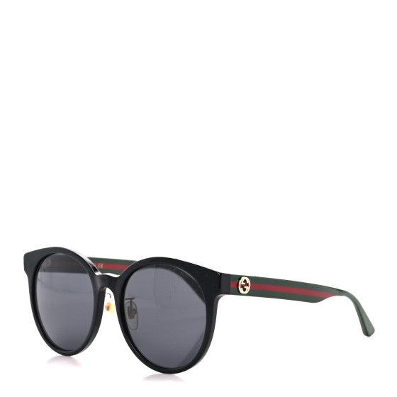Gucci GG0416SK Round Black Sunglasses