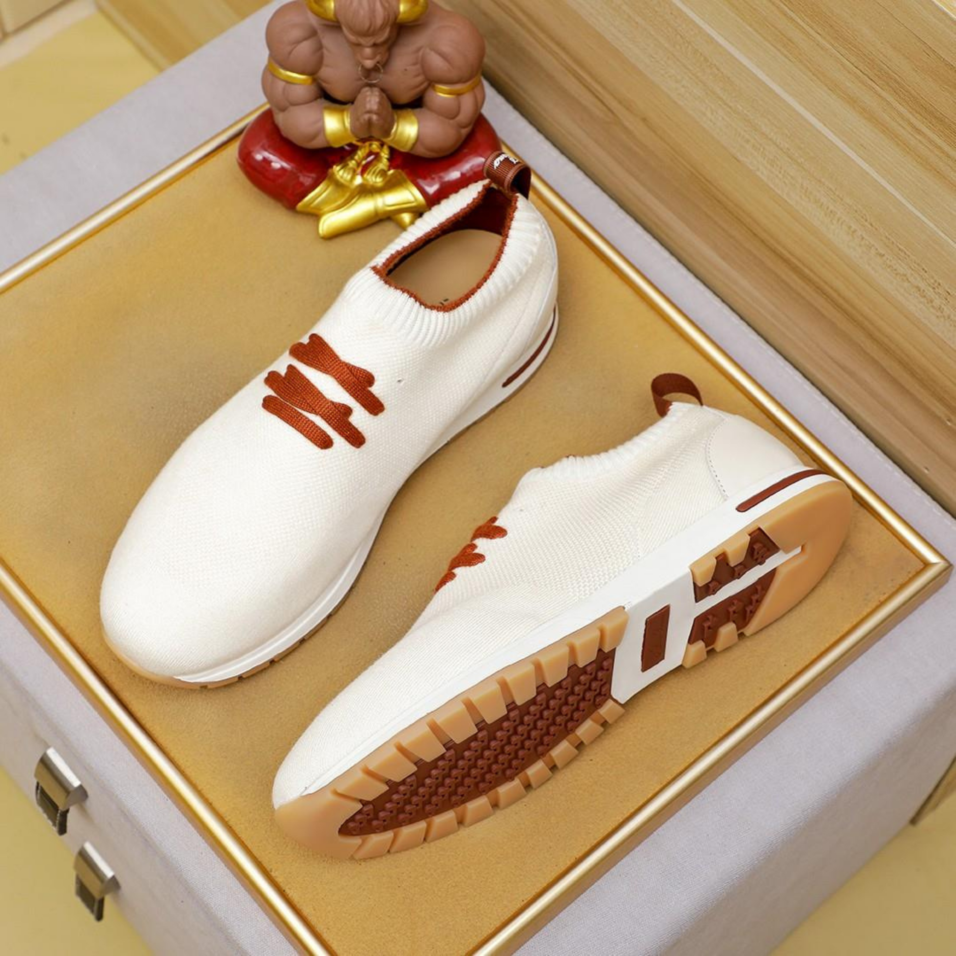 Loro Piana 360 LP Flexy Walk Wish® Wool Sneakers - White (1000)