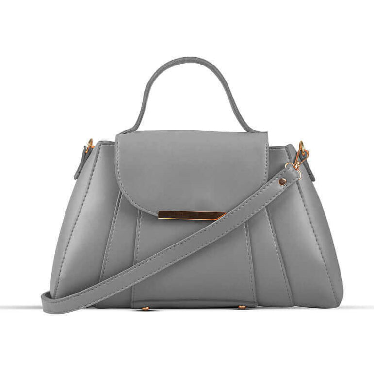 OPAL – Classic Carryall Shoulder Bag in Grey