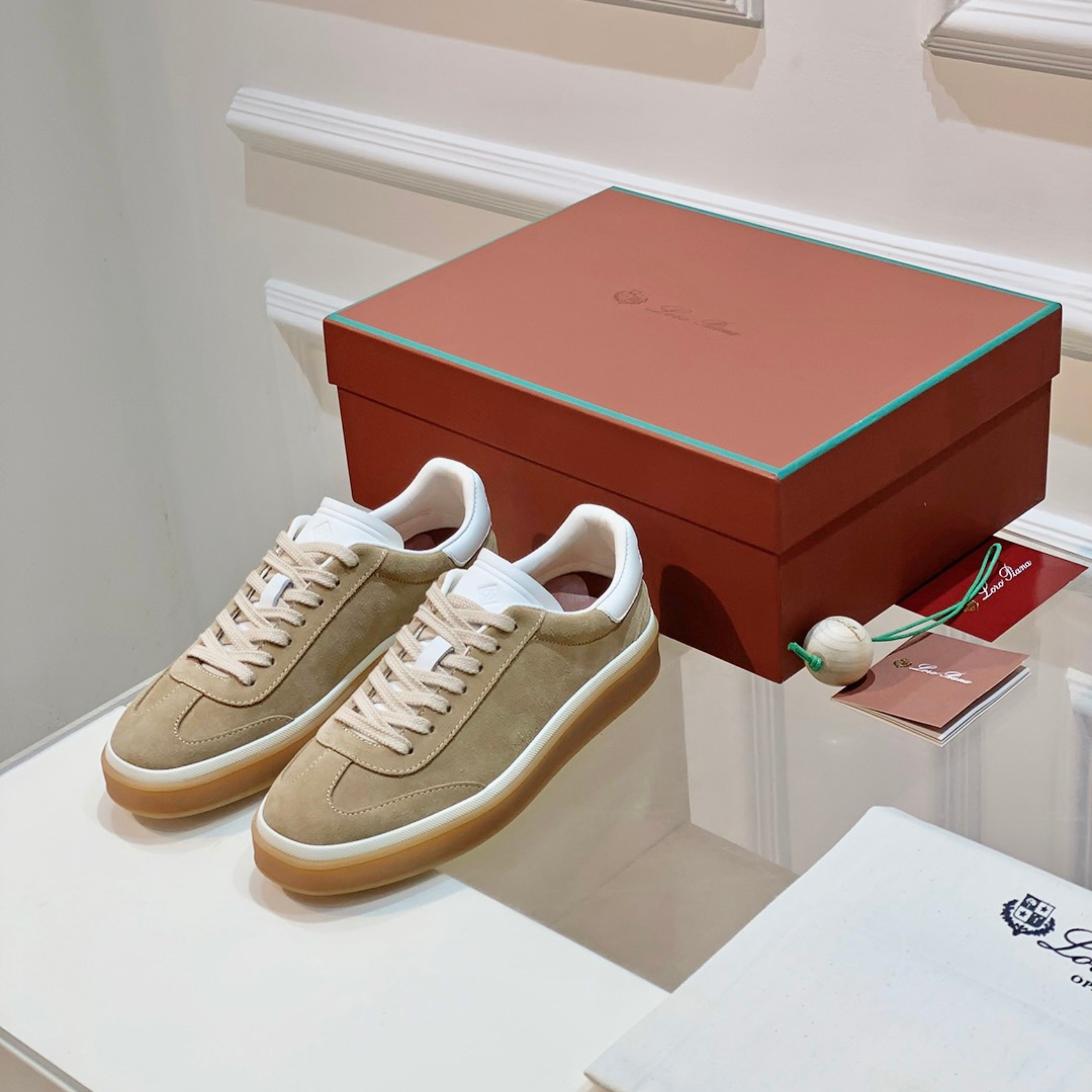 Loro Piana Tennis Walk Suede Sneakers - Suede (256)