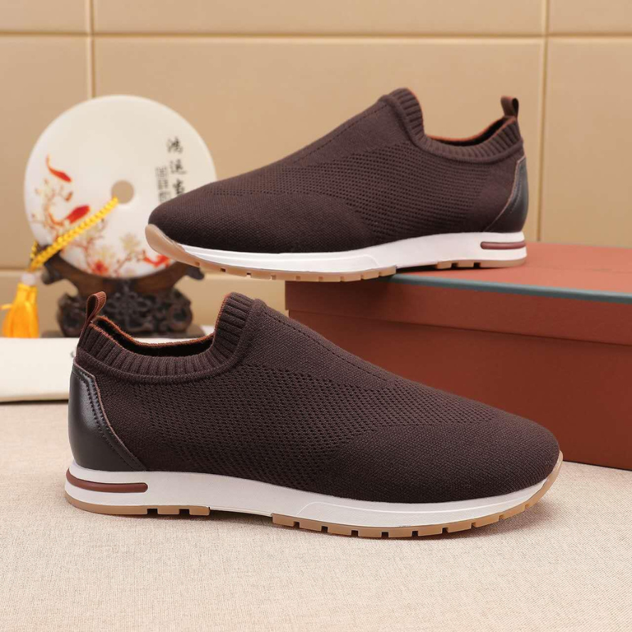 Loro Piana 360 LP Flexy Walk Wish® Wool Sneakers - Dark Claret (Q04V)