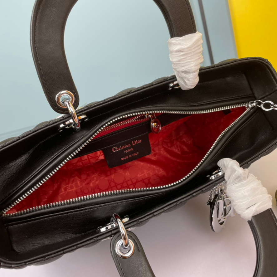 Dior Large Lady Dior Bag - Black