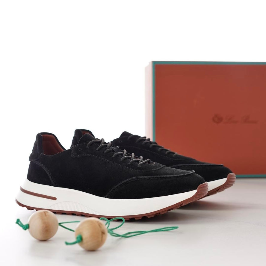 Loro Piana Week End Walk Microfiber - Storm System® Sneakers - Black (8000)