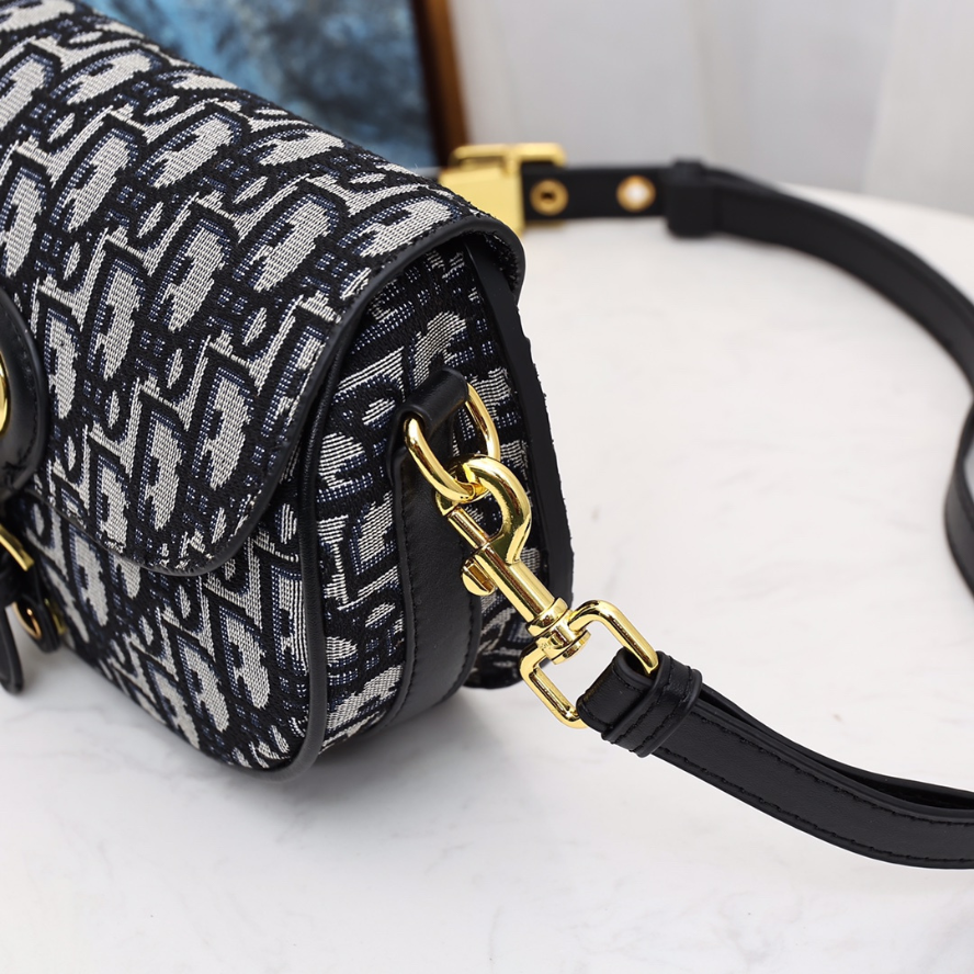 Dior Dior Bobby East-West Bag - Blue Dior Oblique Jacquard
