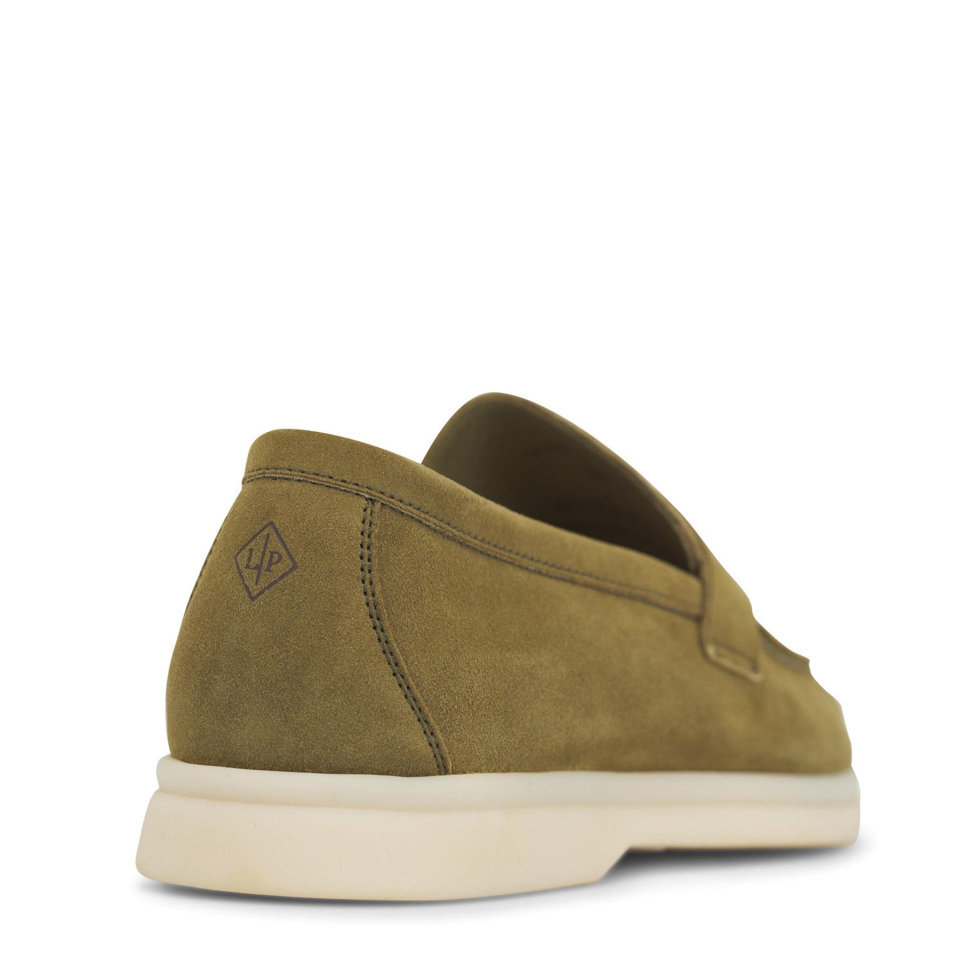 Loro Piana Summer Walk Suede Loafers - Olive