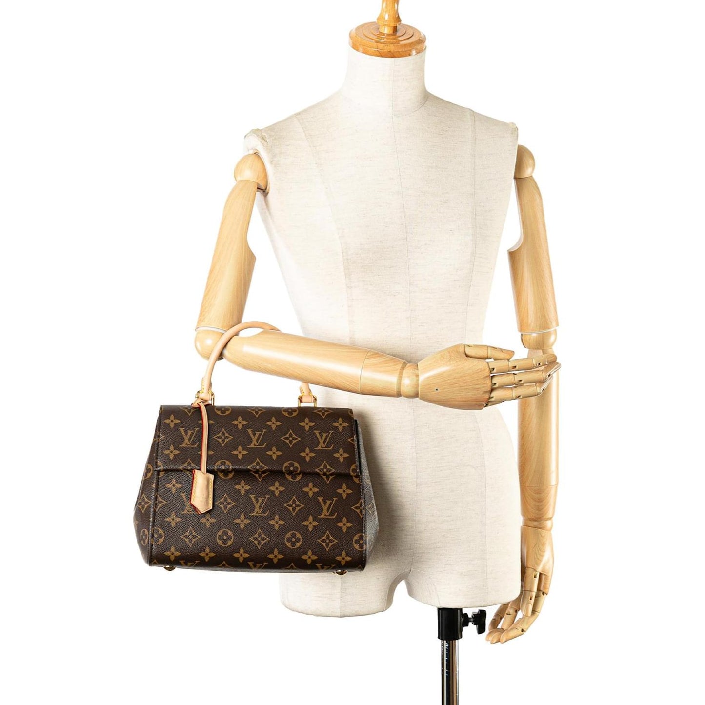 Louis Vuitton Cluny BB Monogram Handbag - Brown