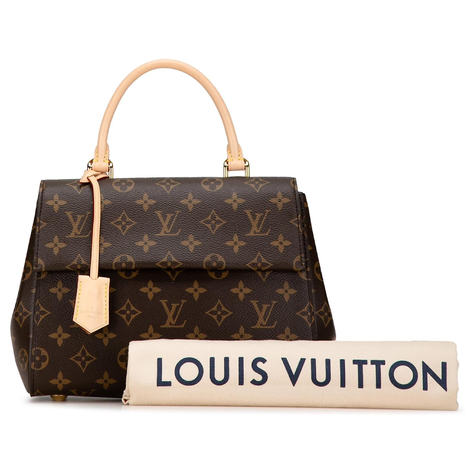 Louis Vuitton Cluny BB Monogram Handbag - Brown