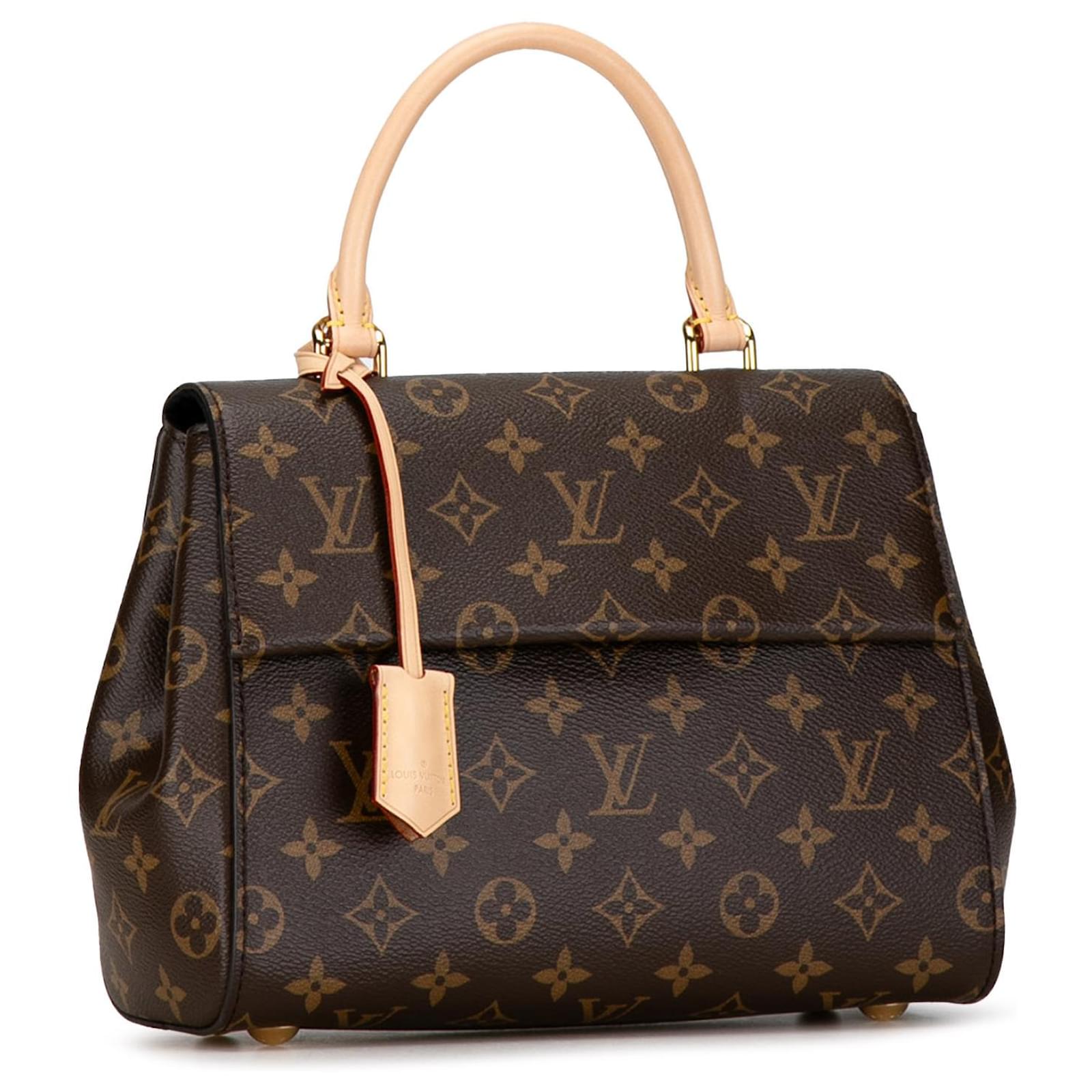 Louis Vuitton Cluny BB Monogram Handbag - Brown