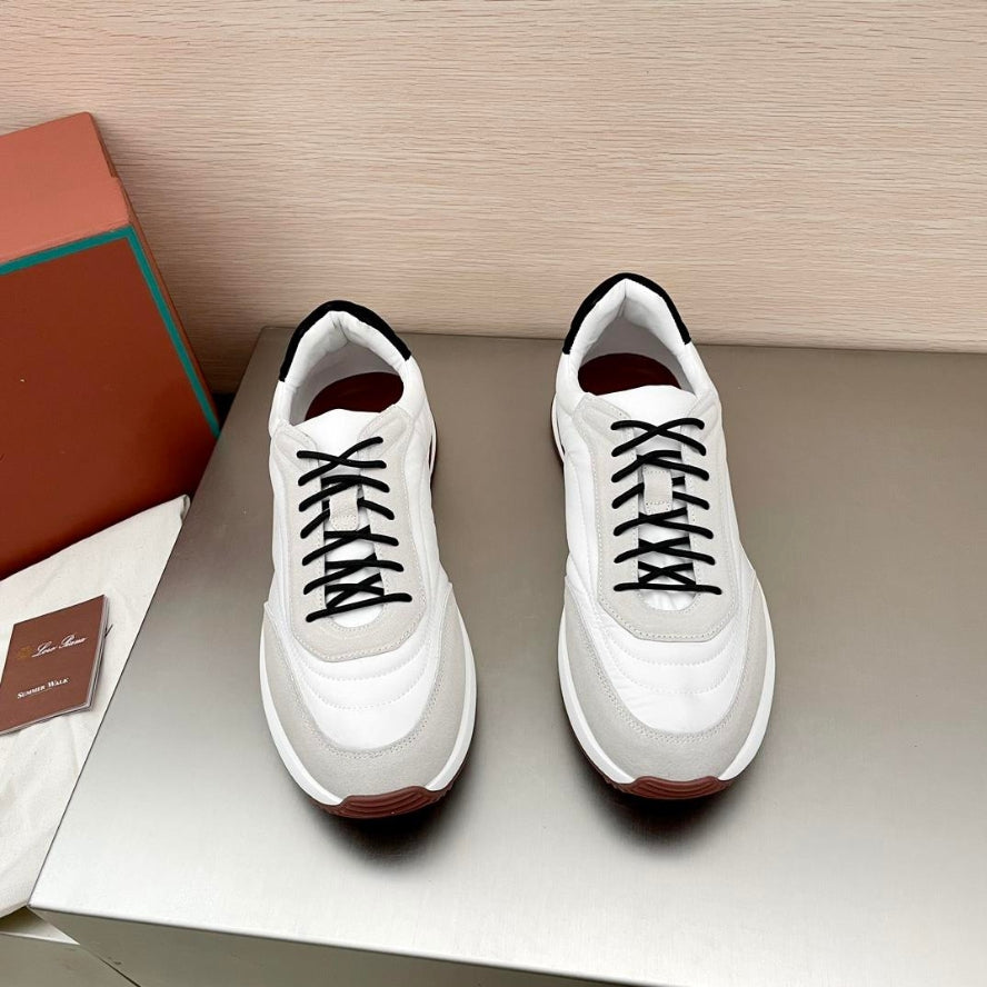 Loro Piana Week End Walk Microfibre Storm System® Sneakers -  White (1000)