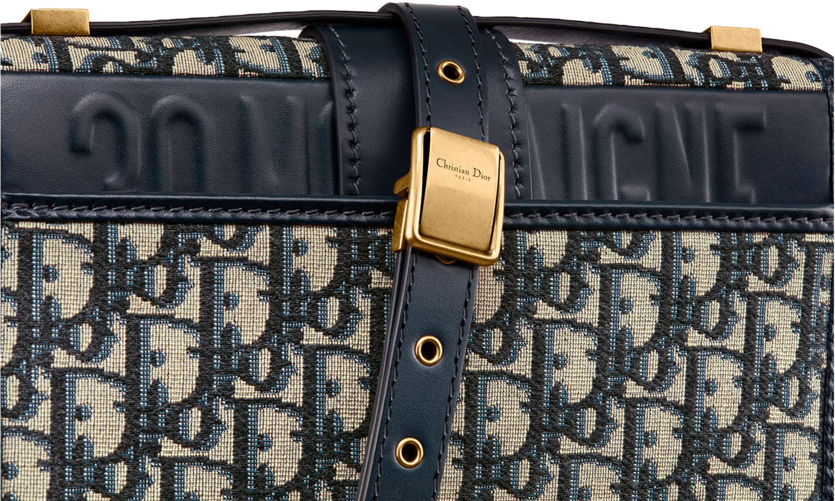 Dior 30 Montaigne Jacquard Bag - Blue Dior Oblique