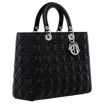 Dior Large Lady Dior Bag - Black