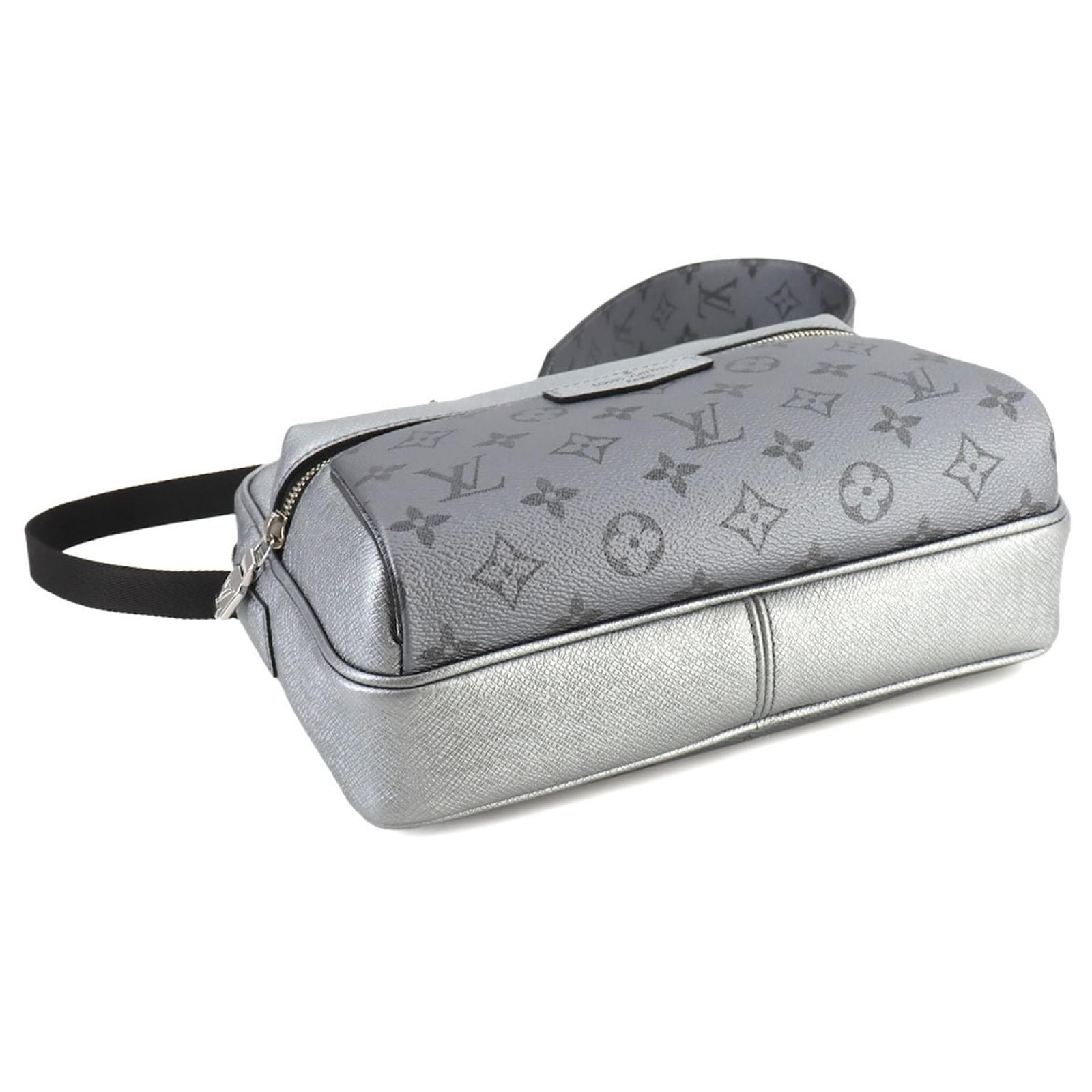 Louis Vuitton Taigarama Outdoor Messenger Shoulder Bag - Silver
