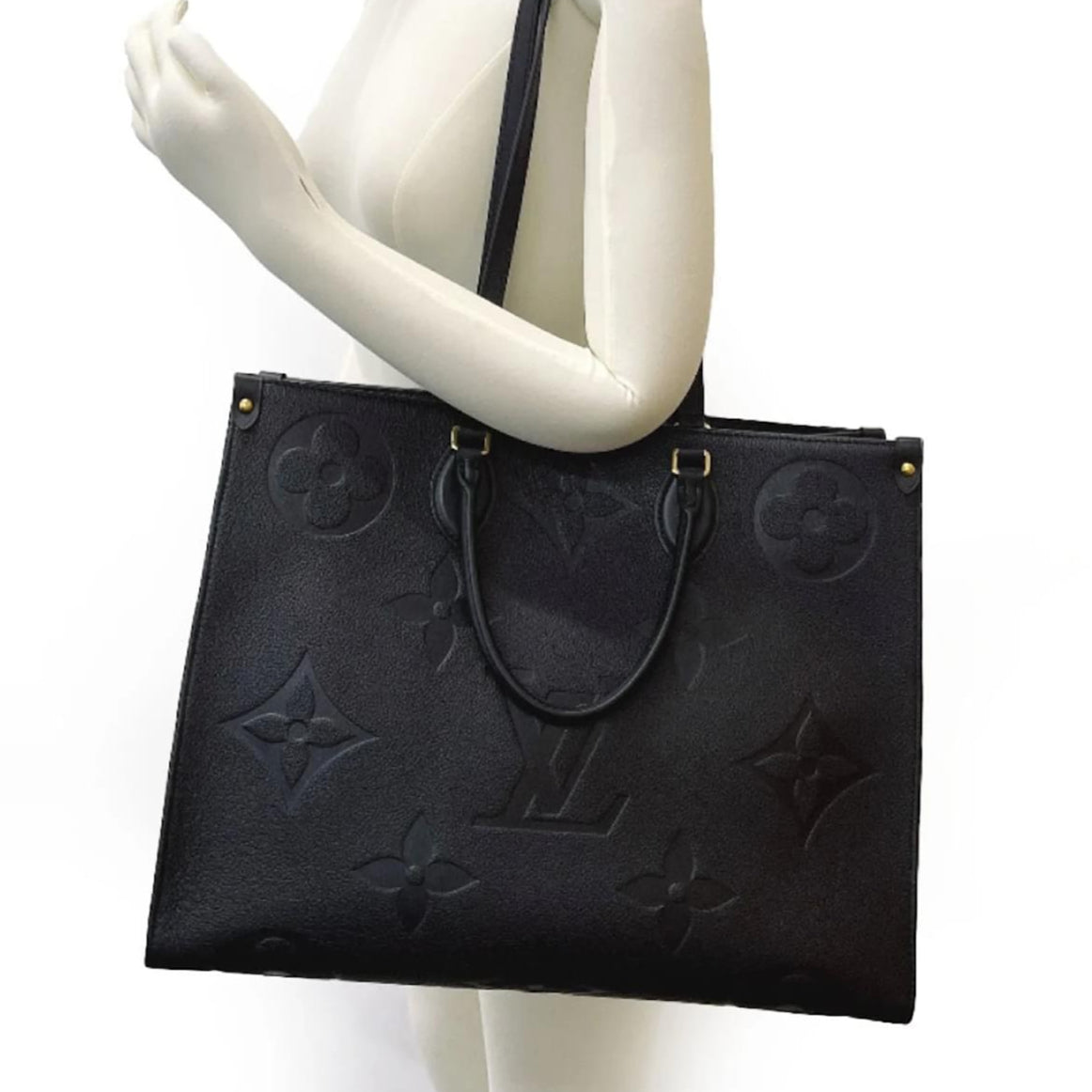 Louis Vuitton OnTheGo Handbag - Noir Black