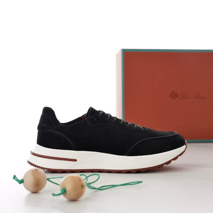 Loro Piana Week End Walk Microfiber - Storm System® Sneakers - Black (8000)