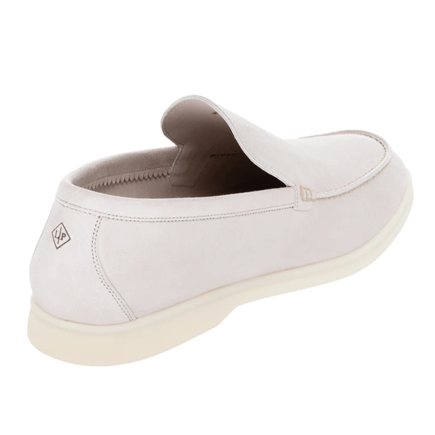 Loro Piana Summer Walk Suede Loafers - Beige