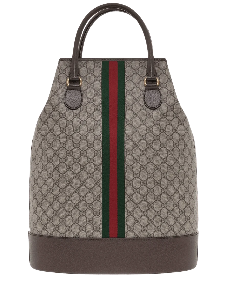 Gucci Signature GG Canvas Savoy Duffle Bag – Beige