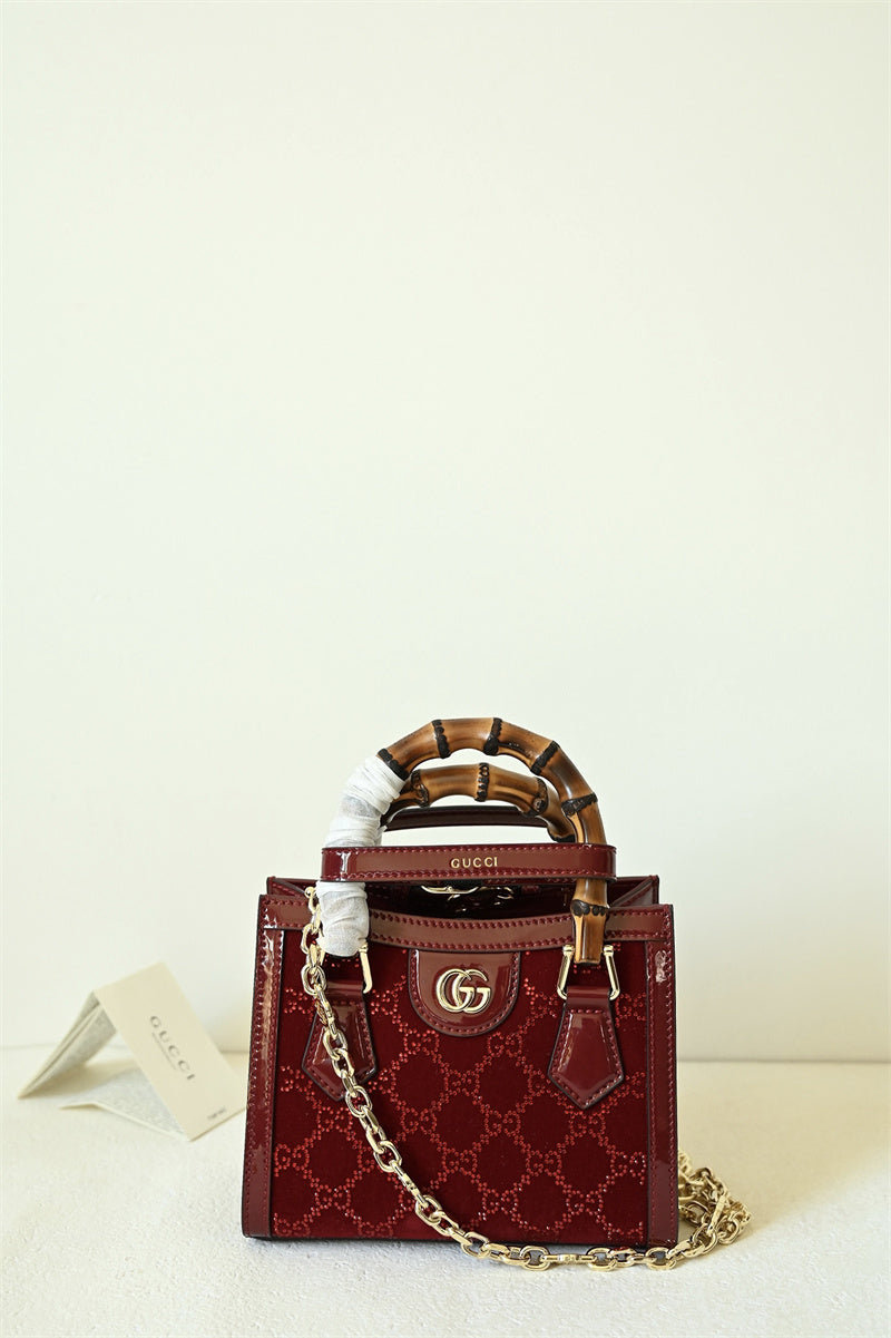 Gucci Diana Mini Tote Bag – Red