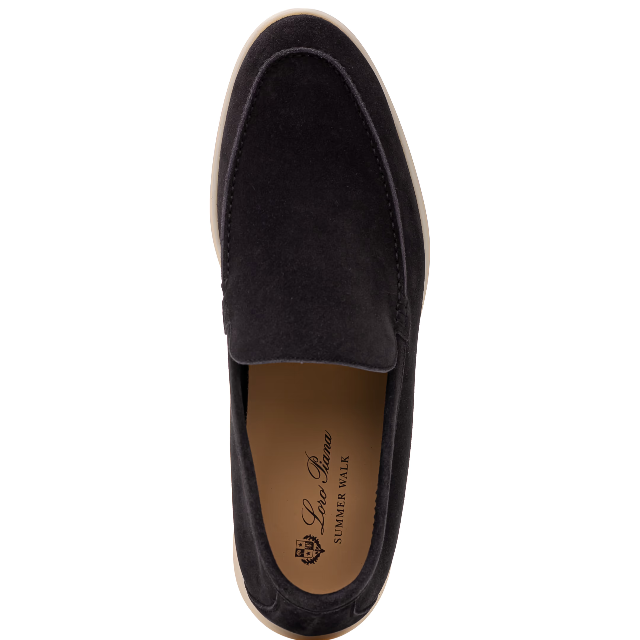 Loro Piana Summer Walk Suede Loafers - Brown