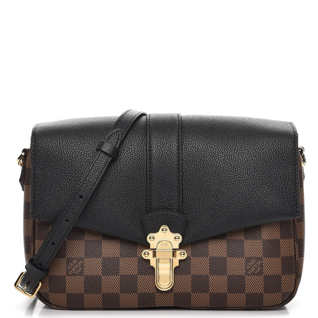 Louis Vuitton Damier Ebene Clapton Crossbody Bag - Black