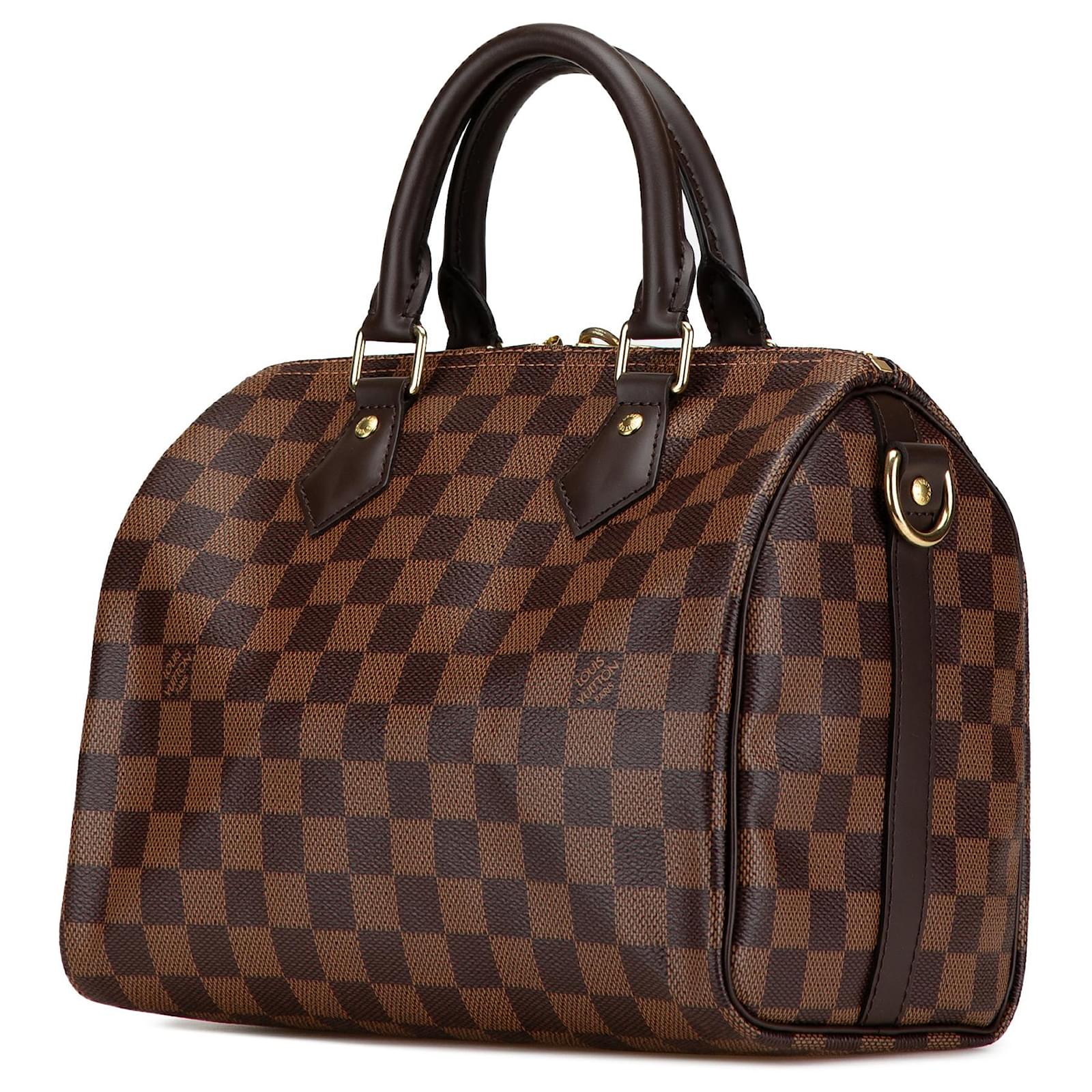 Louis Vuitton Speedy Bandoulière 25 Handbag - Damier Ebene Brown