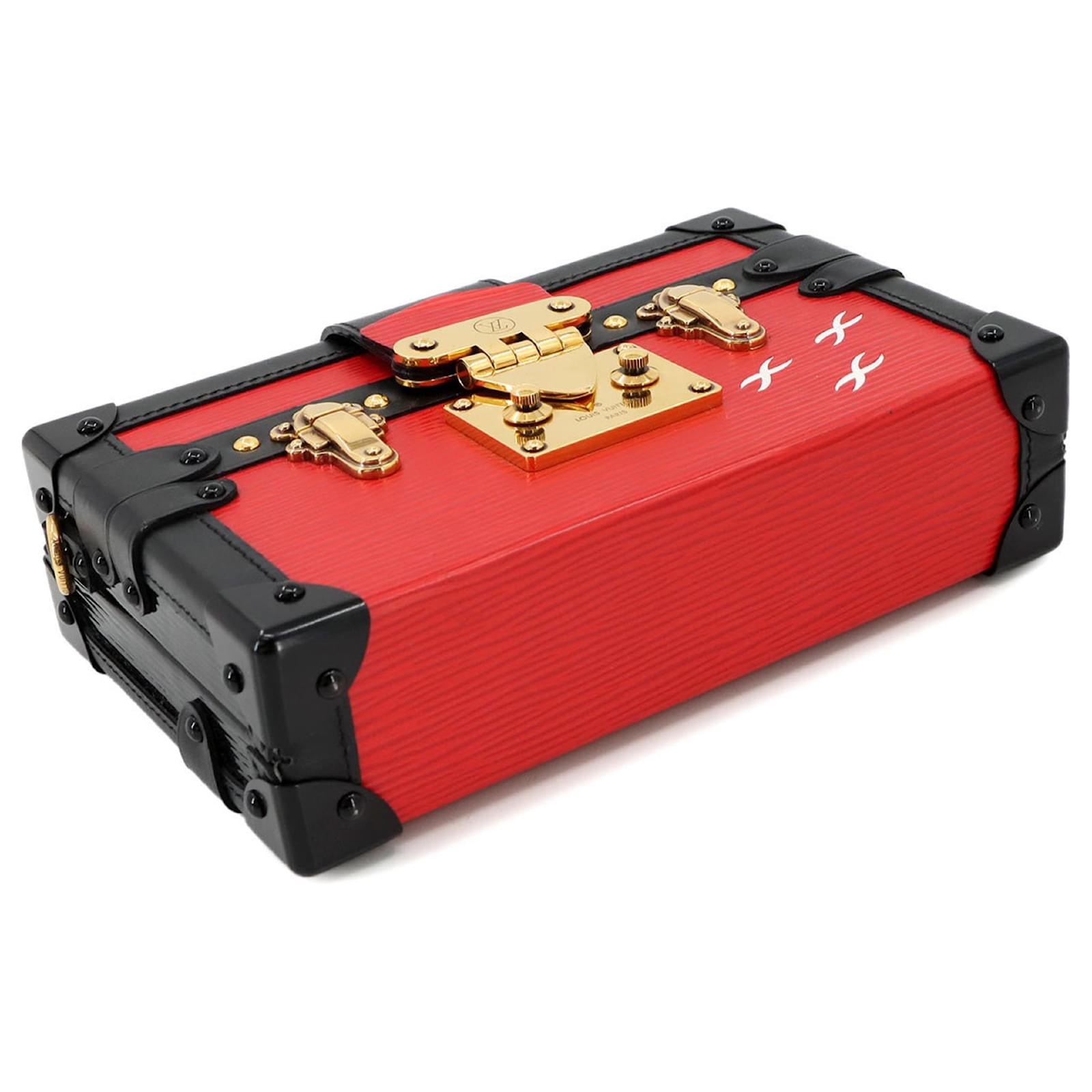 Louis Vuitton Petite Malle Shoulder Bag - Red