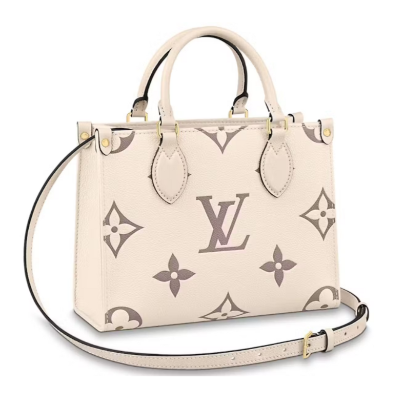 Louis Vuitton OnTheGo PM Handbag - Creme Bois De Rose