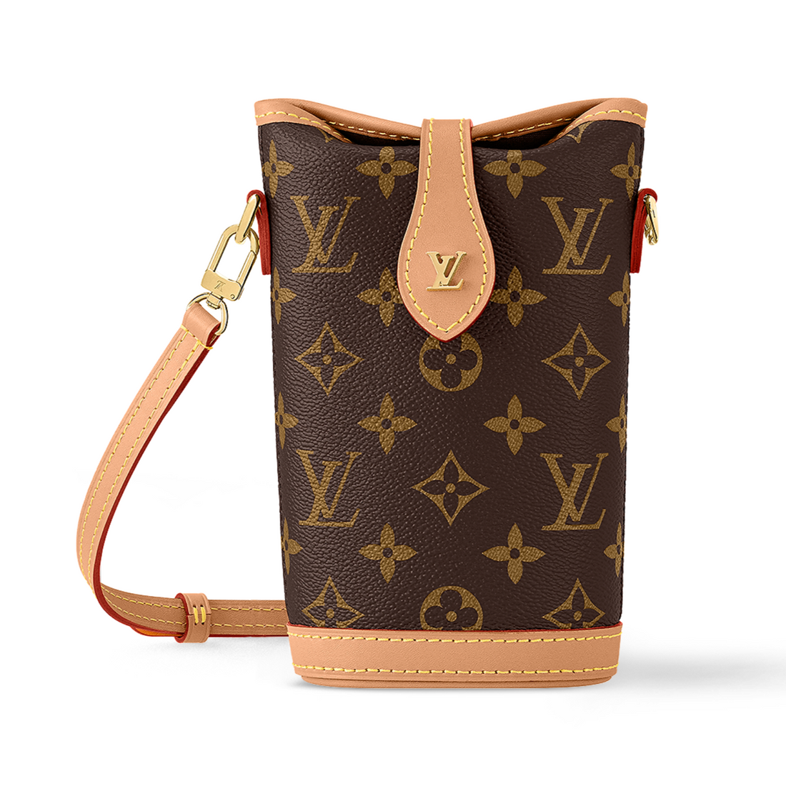 Louis Vuitton Fold Me Pouch Shoulder Bag - Chocolate Brown