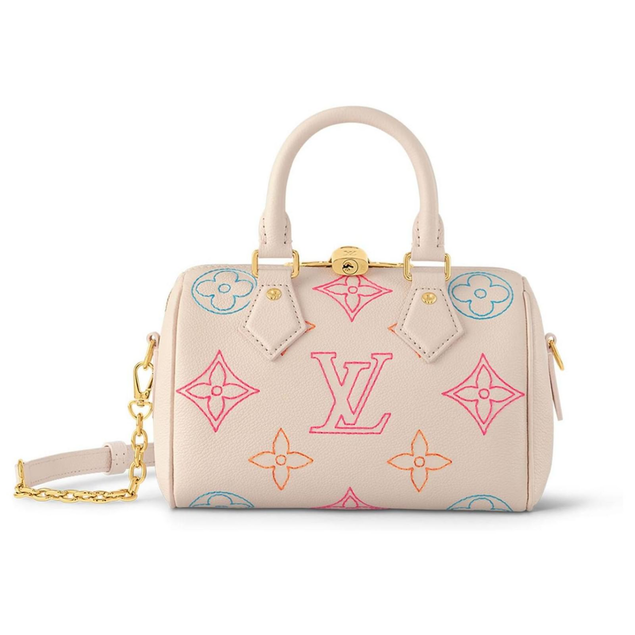 Louis Vuitton Speedy Bandoulière 20 Handbag - Beige