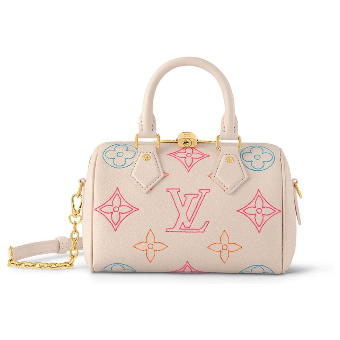 Louis Vuitton Speedy Bandoulière 20 Handbag - Beige