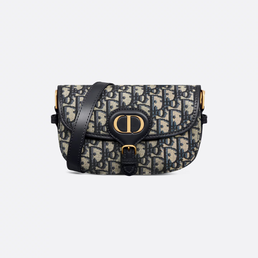 Dior Bobby East West Bag - Blue Dior Oblique Jacquard