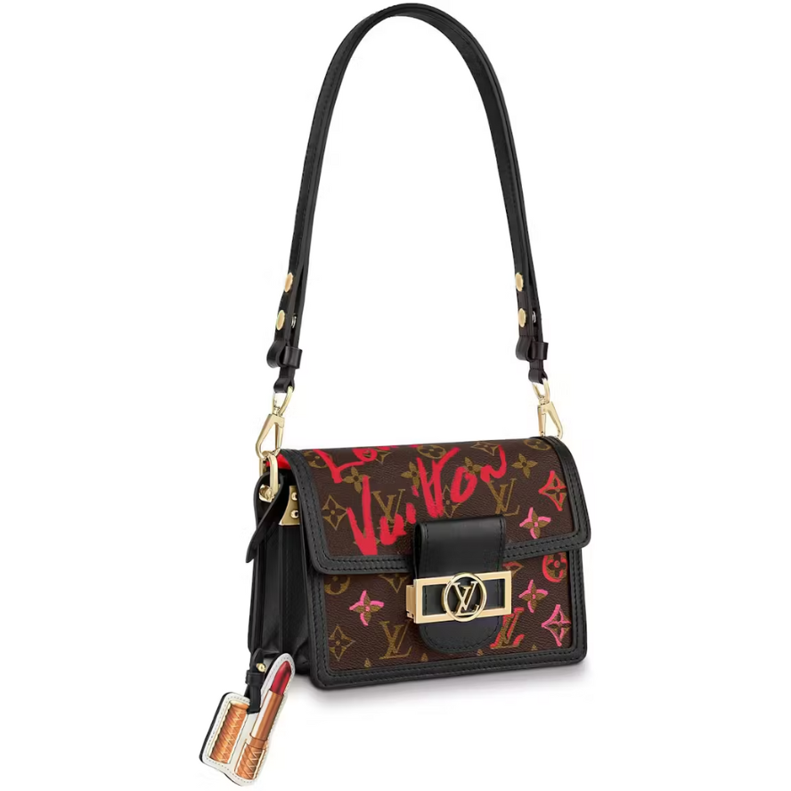 Louis Vuitton Fall In Love Mini Dauphine Shoulder Bag - Monogram Brown