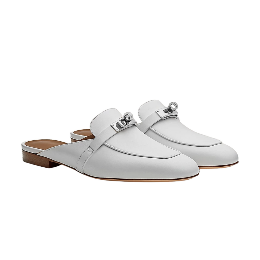 Hermes Oz Mule - Blanc – LXRY Hermes Oz Mule - Blanc – LXRY