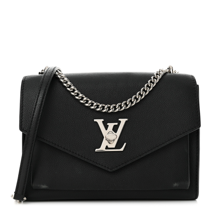 Louis Vuitton Mylockme Satchel Chain Bag - Black